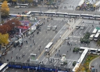민중총궐기대회 '차벽과 시민'