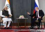 "지금은 전쟁할 때 아냐" 인도 총리 쓴소리에…푸틴이 한 말