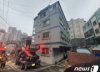 불 난 다세대주택 4층에 갇힌 주민 5명 구한 '사다리차 영웅'