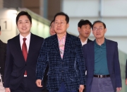 [단독]홍준표, 이재명측 국무총리 제안 보도에 "선거용...그런 일 없다"