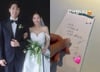 김구라가 보낸 '축의금 봉투' 공개한 박하나…"감사합니다" 손하트
