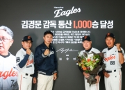 김승연 한화 회장, '김경문 1000승' 축하서한…"영원한 전설"