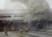 토치로 페인트 제거하다...완도 냉동창고 화재, 소방관 2명 사망