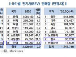 韓 전기차 내수 판매량 전세계 7위…"위상 높아졌다"