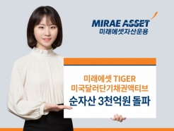 <strong>TIGER</strong> 미국달러<strong>단기채권액티브</strong> ETF, 순자산 3000억원 돌파