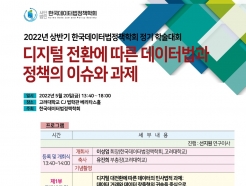 한국데이터법정책학회, 20일 '디지털 전환' 주제로 학술대회 개최