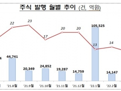 5월 주식발행 79%↓..."IPO 늘었지만 전월 삼바 유상증자 기저효과"