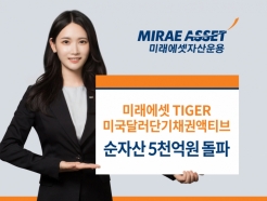 <strong>TIGER</strong> 달러<strong>채권</strong> ETF, 순자산 5000억 돌파…'환차익+이자' 수익