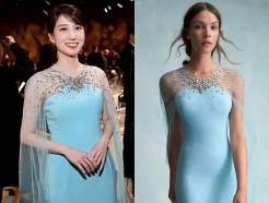 박은빈, 눈부신 망토 드레스…美시상식 패션 "어디 거?"