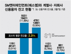 'SM 패밀리' 너도나도 과열…빚투·공매도 모두 최대치로 급증