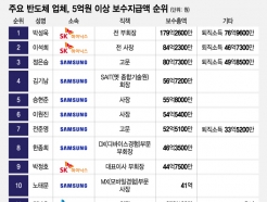 반도체 업계 '별들의 전쟁'...현역 연봉킹은 '역시 삼성'