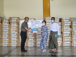 한세실업, 사이클론 '모카' 피해 미얀마에 의류 1000장 이상 지원