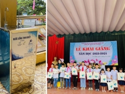 <strong>솔루스첨단소재</strong>, 베트남 3개 학교에 식수정수시스템 지원