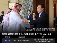 尹 사우디·카타르 경제사절단 동행한 중견기업들…MOU '수두룩'