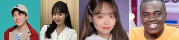 (왼쪽부터) '크레이에이터 디지털 윤리 홍보대사'에 임명된 도티·최희·옐언니·조나단./사진=방송통신위원회