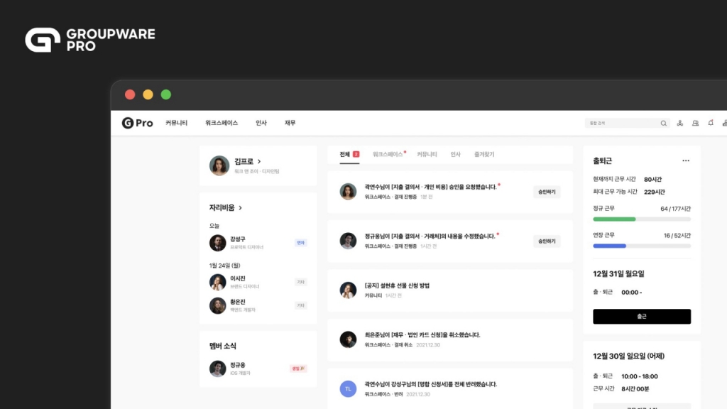 업무관리 플랫폼 그룹웨어프로, 누적 이용자 10만명 달성 - 뉴스 썸네일 이미지