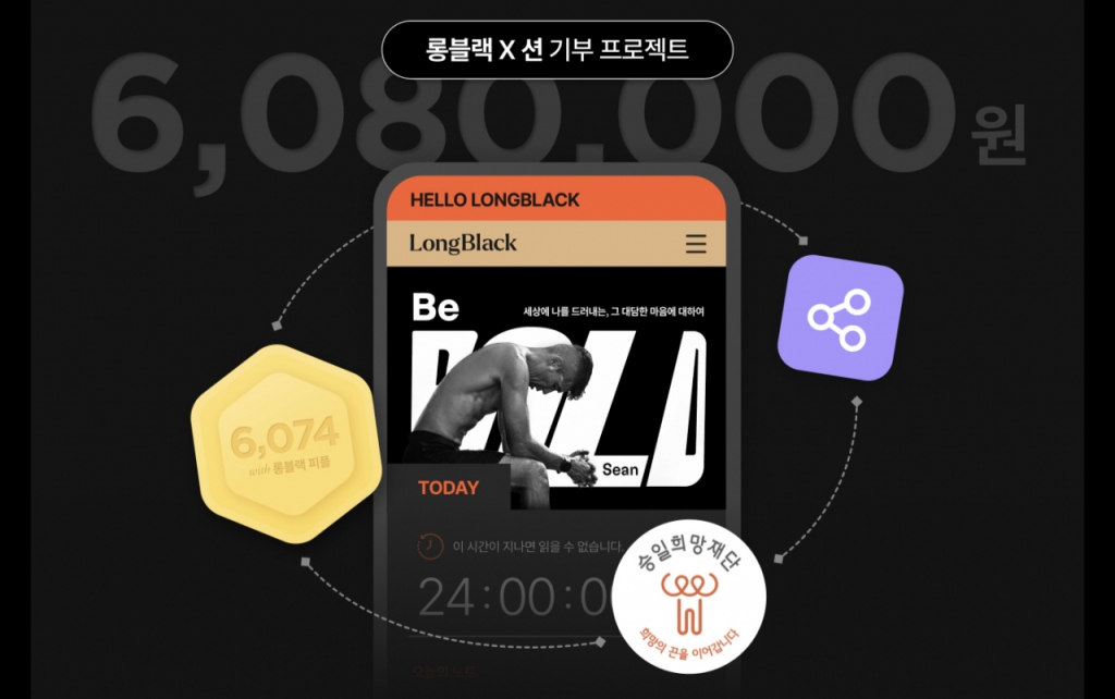 가수 션, 인터뷰 콘텐츠로 하루만에 608만원 기부금 모은 방법 - 뉴스 썸네일 이미지