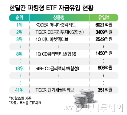 증시 불확실성 커지자...파킹형 ETF로 피신한 개미들