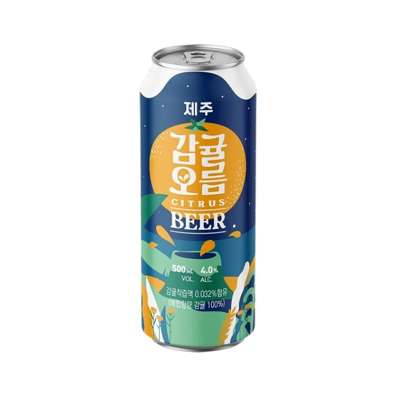 백종원 맥주, 감귤 하나로 750캔 만들었다
