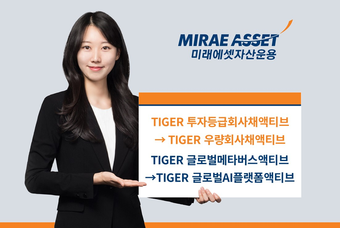 미래에셋, TIGER ETF 2종 명칭 변경…투자 대상 직관성 높인다
