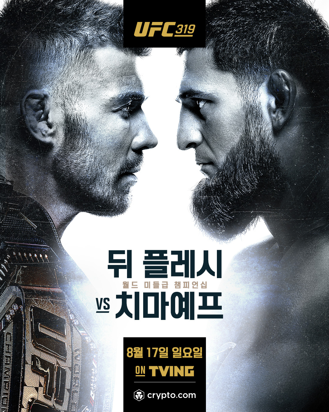 UFC319 공식 포스터