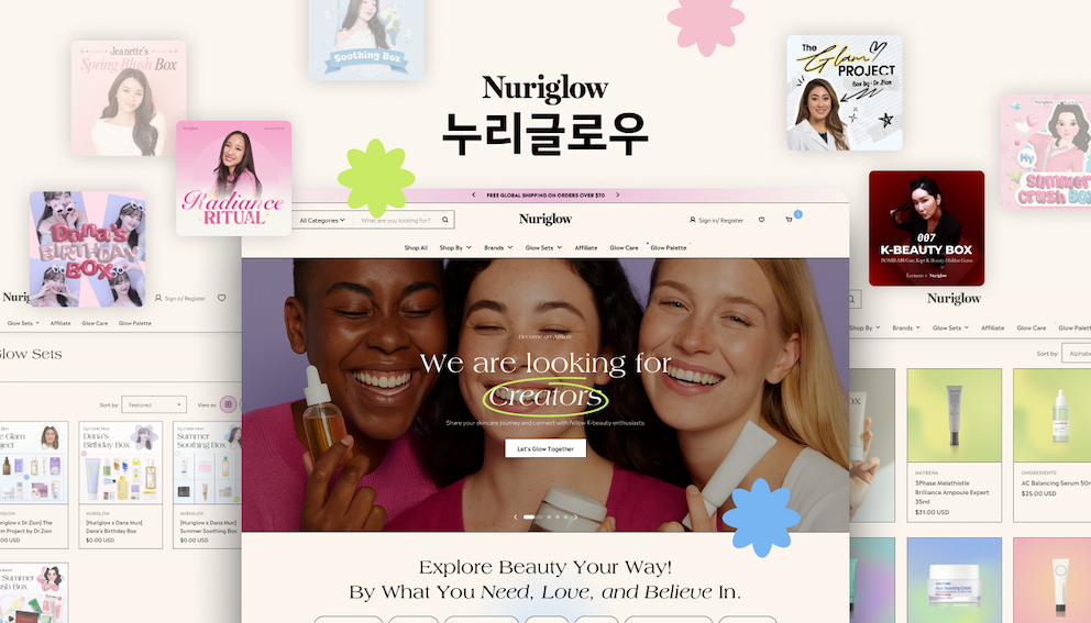 K뷰티 북미 진출길 뚫는다...크리에이터 커머스 '누리글로우' 출시 - 뉴스 썸네일 이미지