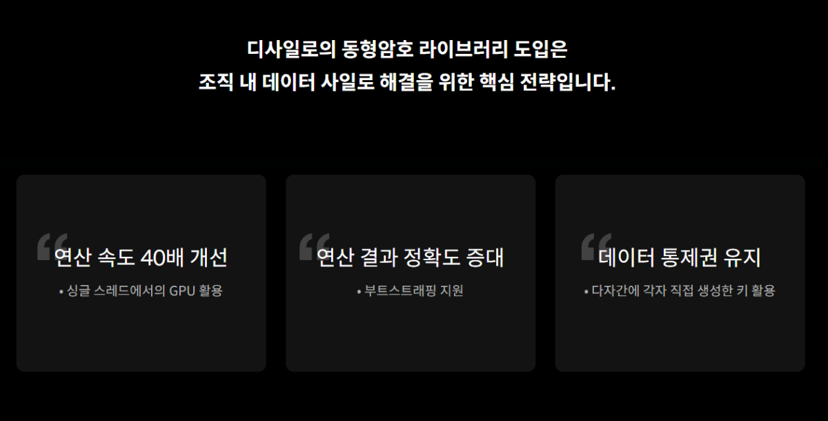 "동형암호 상태서 AI 연산"…디사일로, 세계 첫 상용 SW 출시