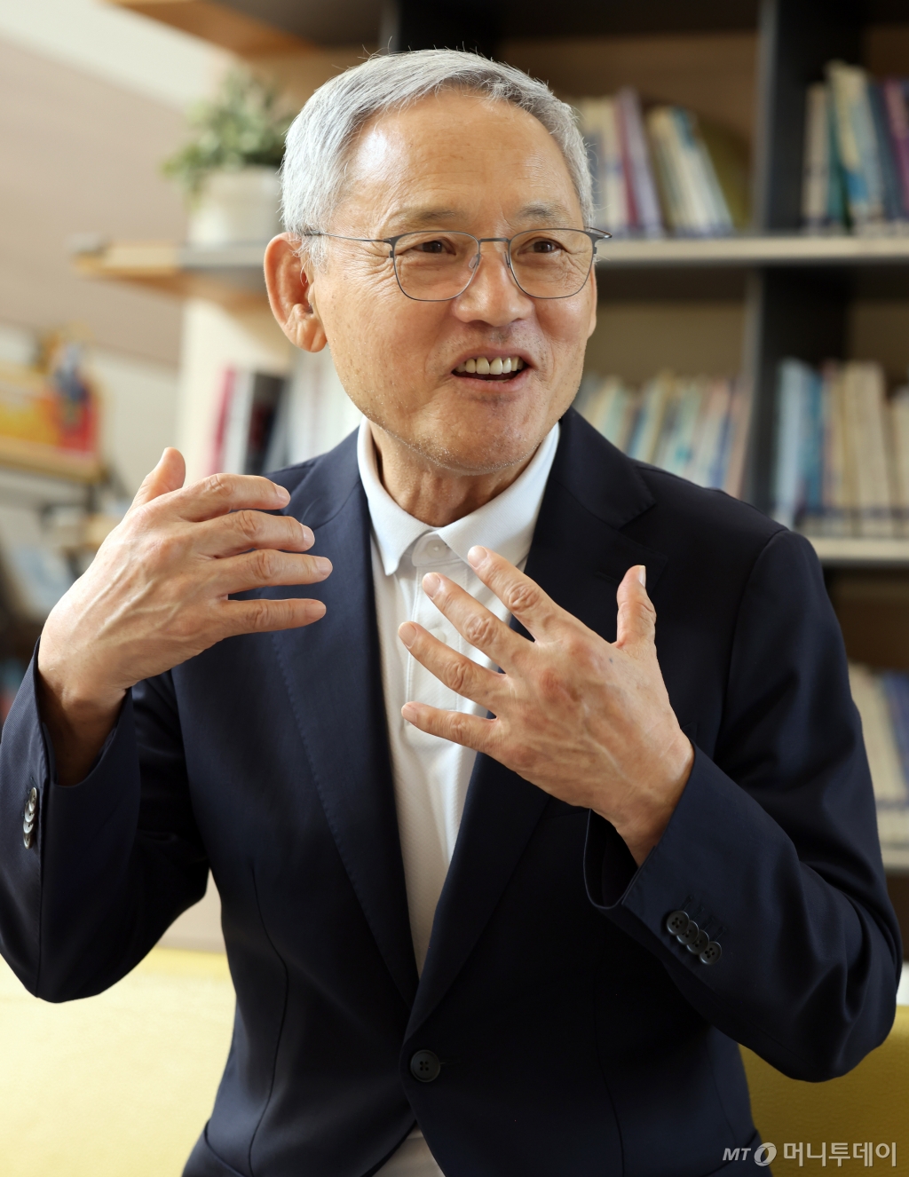 유인촌 문화체육관광부 장관 재임 당시 인터뷰 자료 사진