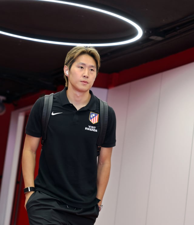 Atletico Madrid's Lee Kang-in. /Photo=Captured from Atletico Madrid's social media