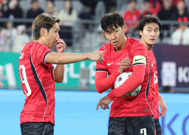Lee Kang-in (izquierda) y Son Heung-min. /Foto=corresponsal jefe Kim Jin-kyung