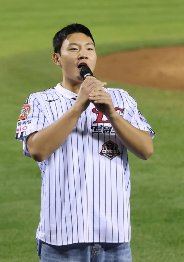 LG 2026 신인 양우진. /사진=김진경 대기자