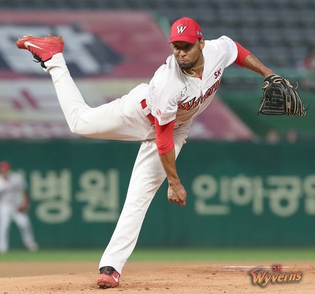 Hình ảnh Sanchez tháng 9 năm 2019. /Ảnh=SK Wyverns
