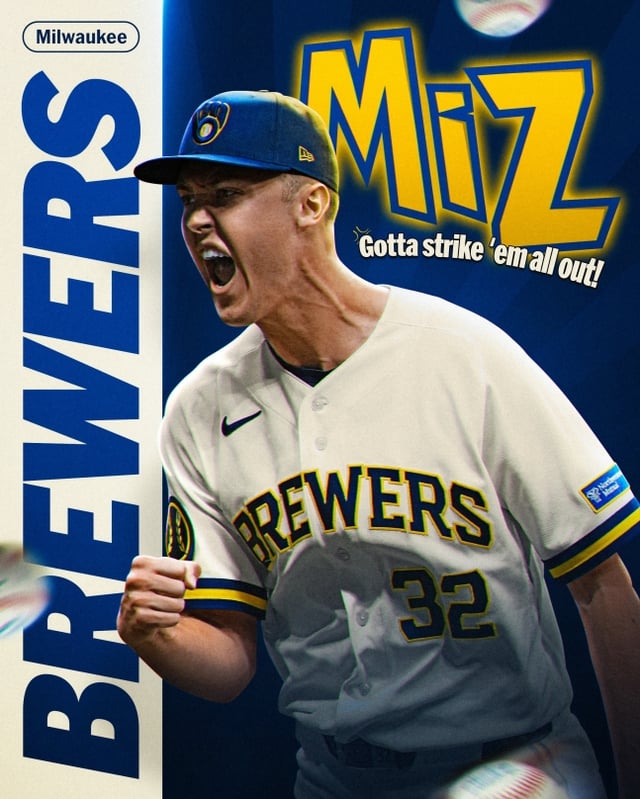 The Milwaukee Brewers named Jacob deGrom as the starting pitcher for Game 1 of the World Series against the Tampa Bay Rays on the 24th. /Photo=MLB Official SNS