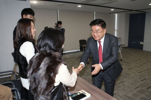 斗山ベアーズのキム·テリョン前団長。 /写真=斗山ベアーズ提供