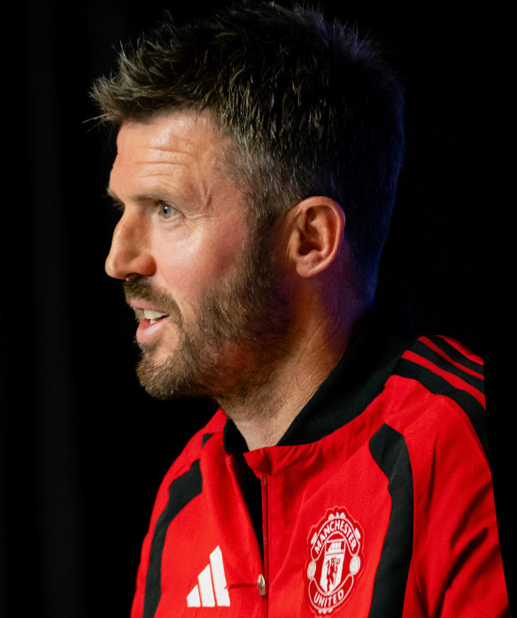 Michael Carrick, Manchester United manager. /Photo=The Sun compilation