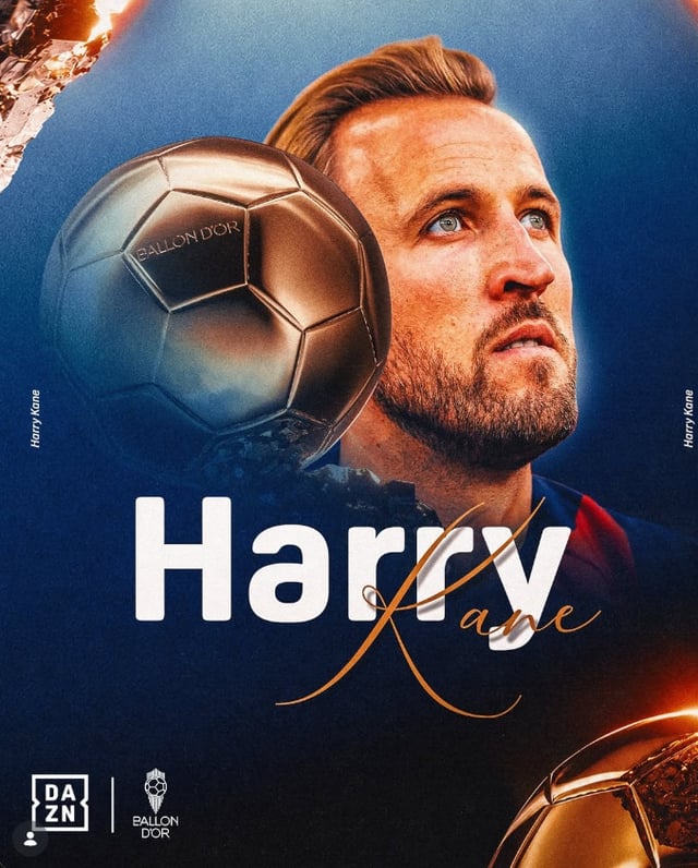 Harry Kane, the star of the 2026 Ballon d'Or. /Photo=Ballon d'Or official SNS