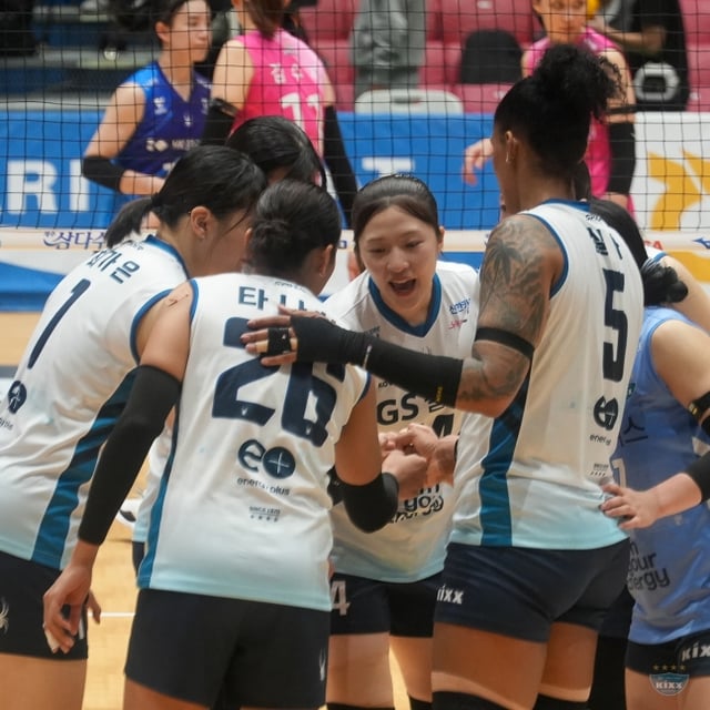 ソウルGSカルテックスの選手たち。 /写真=ソウルGSカルテックス提供