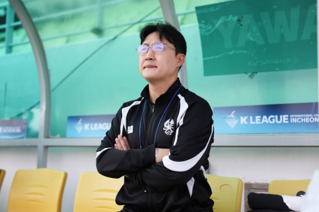 Park Yo-han, entrenador del Gwangju FC Sub-17. /Foto=Korea Professional Football League