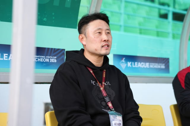 Yoon Si-ho, nhà cầm quân FCSeoul U17. /Ảnh=Liên đoàn Bóng đá Chuyên nghiệp Hàn Quốc