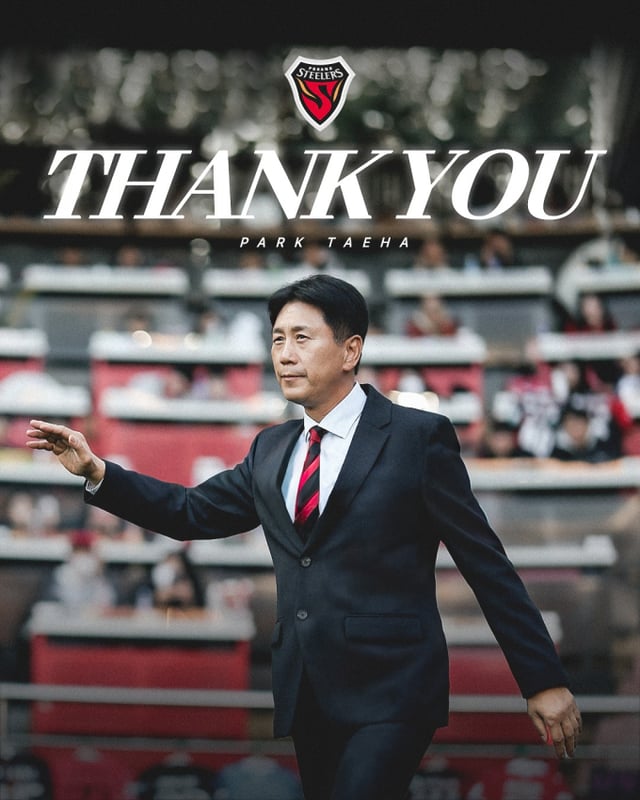 HLV Park Tae-ha. /ảnh=Pohang Steelers