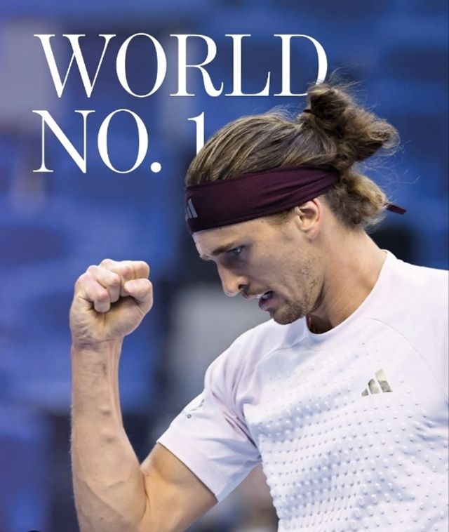 Alexander Zverev, who has risen to world No. 1. /Photo=Alexander Zverev SNS