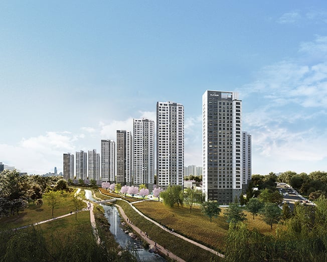 안성 공도 '쌍용 더 플래티넘 프리미어' 견본주택 개관 - 머니투데이