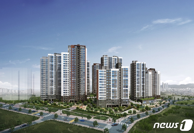 비규제지역 천안 '대우 이안 그랑센텀' 평균 28대1 마감 - 머니투데이