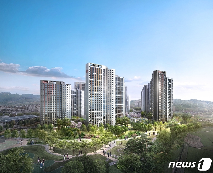 현대건설, '힐스테이트 용인 둔전역' 1월초 분양 예정 - 머니투데이