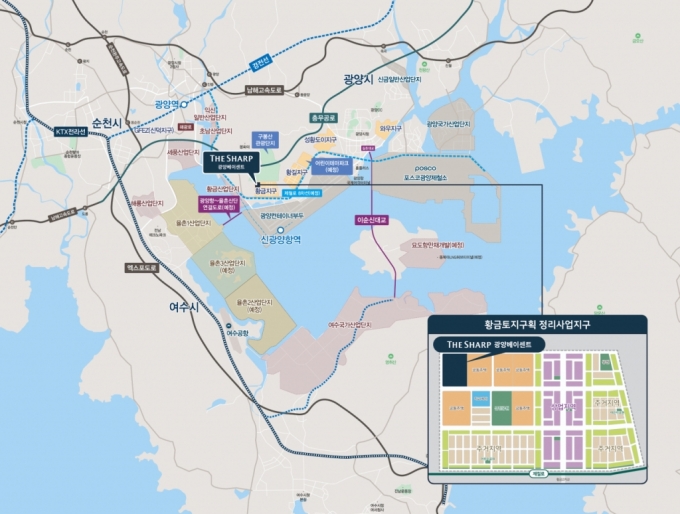 포스코건설, 전남 광양서 '더샵 광양베이센트' 내달 분양 - 머니투데이