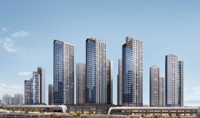 '커튼월룩' 외관으로 세련미 완성…'두산위브더제니스 센트럴 여의 ...