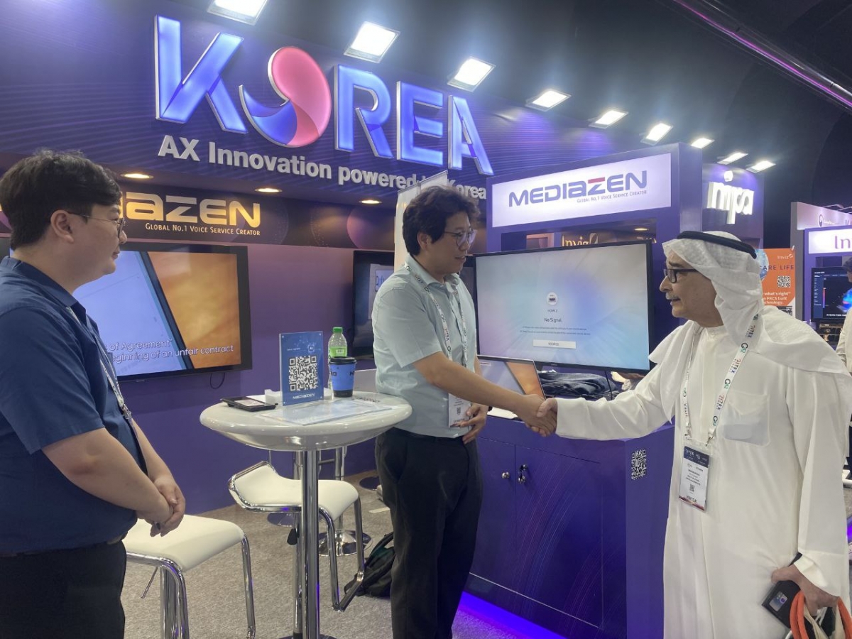 미디어젠, 두바이 GITEX 2025서 AI LLM 등 홍보...글로벌 협력 논의