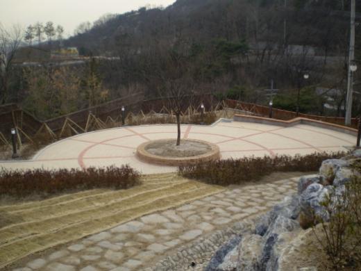 ▲조성된 공원 내부