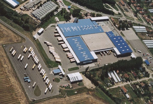 ↑ 삼성전자 헝가리 법인 공장 전경.