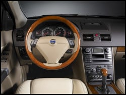 ▲XC90의 운전석.